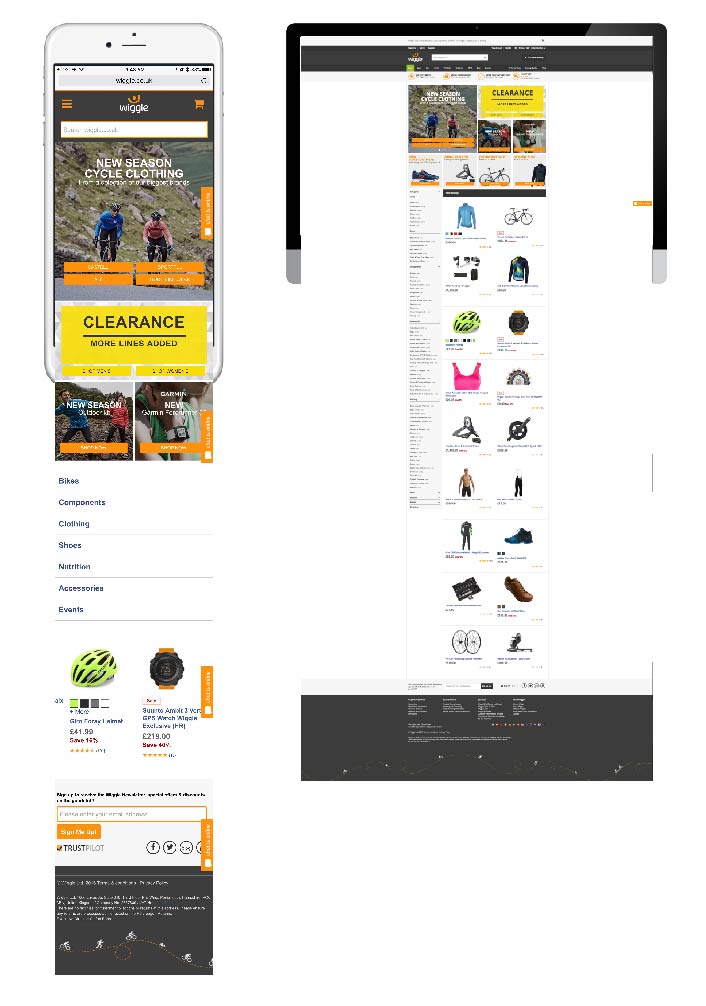 Wiggle responsive design